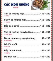 Menu De Tuoi Ninh Binh 9